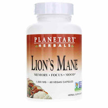 Lion's Mane, 60 Vegan Capsules, by Planetary Herbals