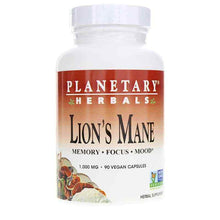 Lion's Mane, 90 Vegan Capsules, by Planetary Herbals