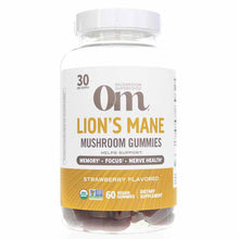 Lion's Mane Gummies, 60 Vegan Gummies, by Om Mushroom