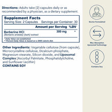 Liposomal Berberine, 60 Capsules, by Core Med Science