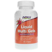 Liquid Multi Gels, 180 Softgels, by NOW Foods