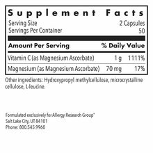 Magnesium Ascorbate Buffered Vitamin C, by Allergy Research Group, image #2