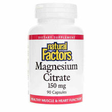 Magnesium Citrate 150 Mg, 90 Capsules, by Natural Factors