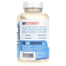 Magnesium Glycinate 350, 160 Veg Capsules, by Kal, image #3