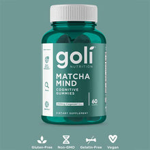 Matcha Mind, 60 Gummies, by Goli Nutrition