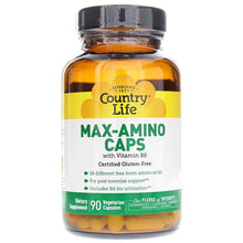Max-Amino Caps, 90 Veg Capsules, by Country Life