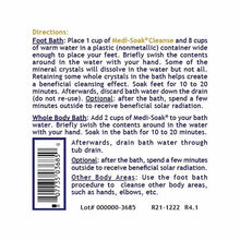 Medi-Soak Cleanse Premium Bath Salt Formula, by Premier Research Labs, image #3