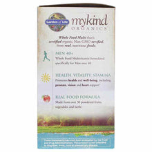 Men's Multi 40+ Whole Food Multivitamin, 120 Veg Tablets, by Garden of Life mykind Organics, image #4
