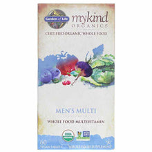 Men's Multi Whole Food Multivitamin, 60 Veg Tablets, by Garden of Life mykind Organics
