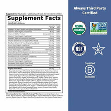 Men's Once Daily Whole Food Multivitamin, 30 Veg Tablets, by Garden of Life mykind Organics, image #2