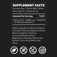 Methylcobalamin Vitamin B12 Quick Melts, by LifeSeasons, image #5