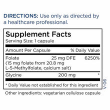 L-Methylfolate - 15 mg, 90 Capsules, by Metabolic Maintenance, image #2