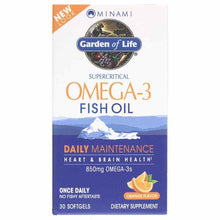 Minami Omega-3 Fish Oil Daily Maintenance, 30 Softgels, by Garden of Life