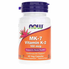 MK-7 Vitamin K-2 100 Mcg, 60 Veg Capsules, by NOW Foods