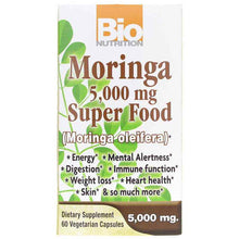 Moringa 5000 Mg Super Food, 60 Veg Capsules, by Bio Nutrition