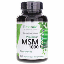 MSM 1000 Mg Vegetarian, 100 Capsules, by Emerald