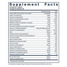 Multi-Nutrients with Iron & Iodine, 180 Capsules, by Vital Nutrients