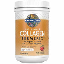 Multi-Sourced Collagen Turmeric Powder, Apple Cinnamon, by Garden of Life