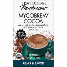 MycoBrew Lion's Mane Drink Mix, Cocoa, by Host Defense