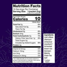 MycoBrew Lion's Mane Drink Mix, Matcha Tea, by Host Defense, image #2