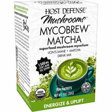 MycoBrew Lion's Mane Drink Mix, Matcha Tea, by Host Defense, image #4