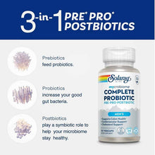 Mycrobiome Complete Probiotic Men's, 30 Capsules, by Solaray, image #3