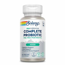 Mycrobiome Complete Probiotic Mood, 30 Capsules, by Solaray