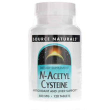 N-Acetyl Cysteine 600 Mg, 120 Tablets, by Source Naturals