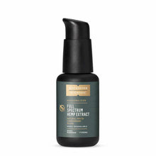 Black pump bottle with teal label containing full spectrum hemp extract CBD nanoemulsified liquid supplement by Quicksilver S