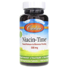 Niacin-Time, 100 Veg Tablets, by Carlson Labs