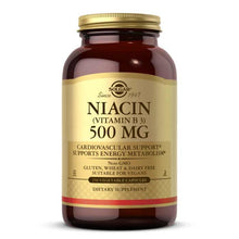 Niacin (Vitamin B3) 500 Mg, by Solgar