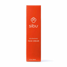 Sibu Nourishing Face Cream in a red rectangular box labeled 1 fl oz (30ml) with white logo and text.