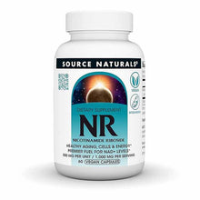 NR Nicotinamide Riboside 500 Mg, 60 Vegan Capsules, by Source Naturals