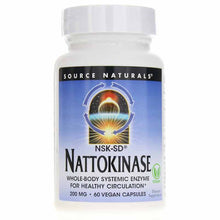 NSK-SD Nattokinase 200 Mg, 60 Vegan Capsules, by Source Naturals