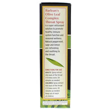 Olive Leaf Complex Throat Spray, Peppermint, by Barleans Organic Oils, image #3