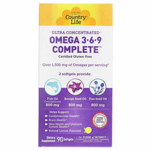 Omega 3-6-9 Complete, by Country Life