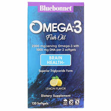 Omega-3 Brain Formula, 120 Softgels, by Bluebonnet