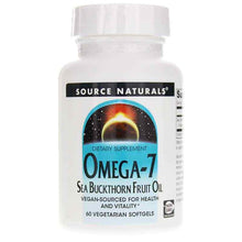Omega-7 Sea Buckthorn Fruit Oil, 60 Veg Softgels, by Source Naturals