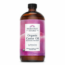 Organic Castor Oil, 32 Oz, by Heritage Store