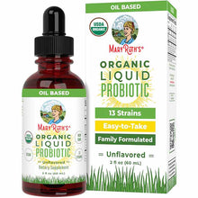 Organic Liquid Probiotic, Unflavored, 2 Oz, by MaryRuth's Organics