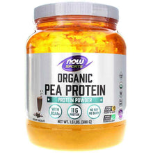 Organic Pea Protein, Creamy Chocolate, by NOW Foods