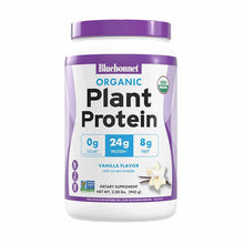 Organic Plant Protein Powder, Vanilla, 2 Lbs, by Bluebonnet