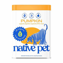 Organic Pumpkin Fiber Powder, Digestive Supplement For Dogs, 16 Oz, by Native Pet