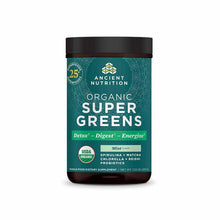 Organic Super Greens, Mint, 25 Servings, by Ancient Nutrition