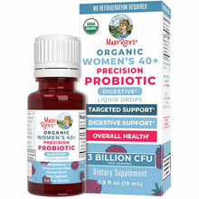 Organic Women's 40+ Precision Probiotic Digestive Drops, Raspberry, .5 Oz, by MaryRuth's Organics