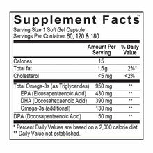 Orthomega 820 Omega-3 Fish Oil, 120 Softgels, by Ortho Molecular, image #2