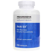 Pan 5X Raw Pancreas Enzyme, 250 Capsules, by Progressive Labs