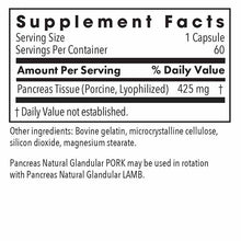 Pancreas Natural Glandular Pork, 60 Veg Capsules, by Allergy Research Group, image #2