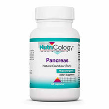 Pancreas Natural Glandular (Pork), 60 Veg Capsules, by Nutricology