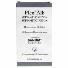 Pleo Alb Suppositories 3X, by Sanum